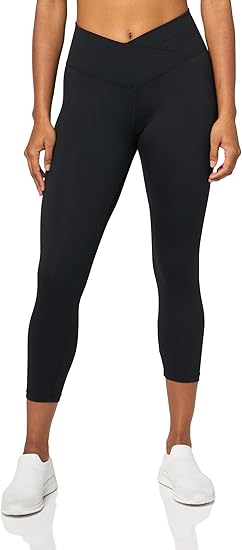 Danskin Women's Crossover Waist Crop Leggings