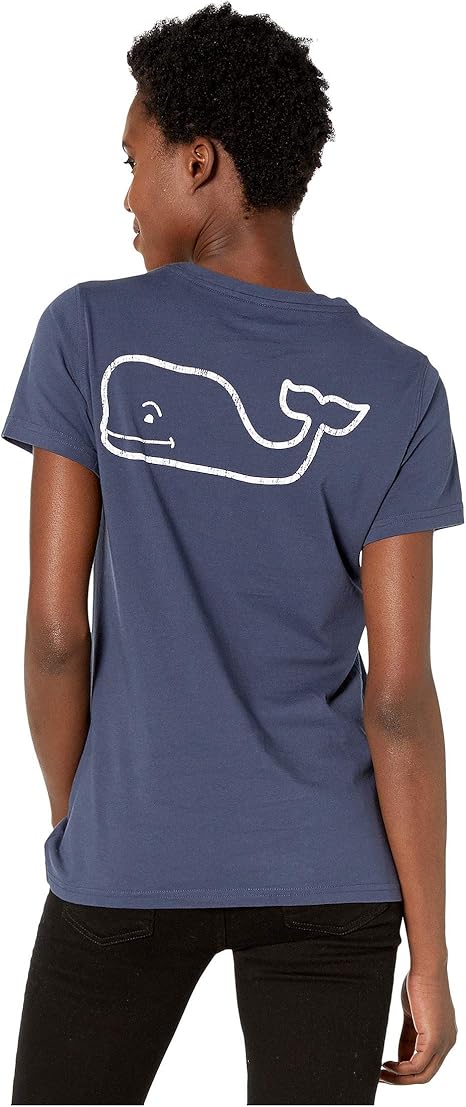 vineyard vines Women's Whale Pocket Tee