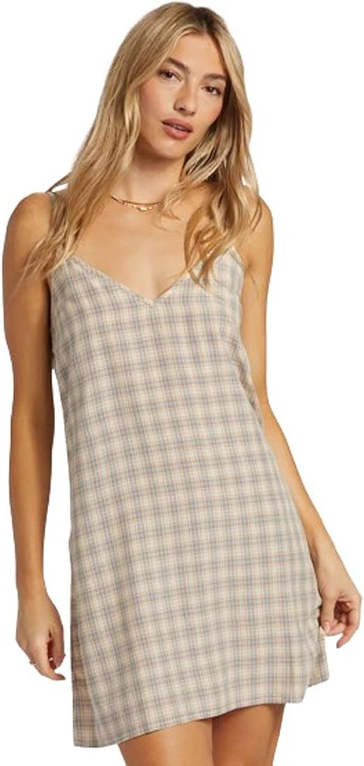 Billabong Women's 90's Babe Mini V-Neck Slip Dress