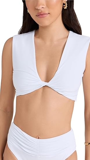 Ramy Brook Women's Standard Oliwia Twist Front Bikini Top