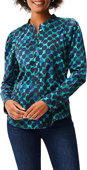 NIC+ZOE Women's Ocean Dot Top