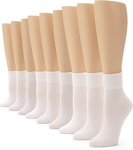 No Nonsense Women's Cotton Basic Cuff Sock