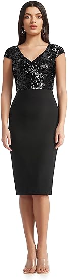 Dress the Population Women's Jaleah Bodycon Midi Dress