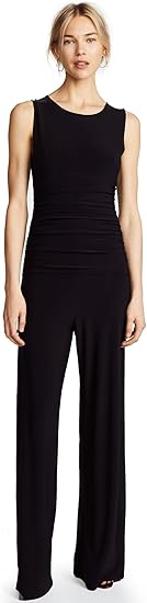 Norma Kamali Women's Kamali Kulture Shirred Waist Jumpsuit