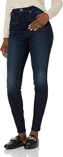 HUDSON Women's Centerfold Extreme High Rise Super Skinny Jean