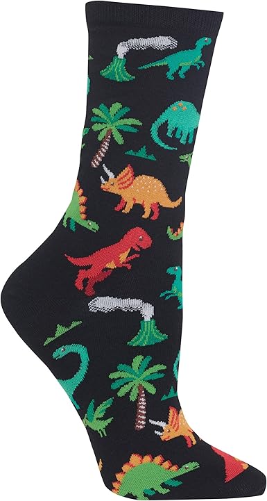 Hot Sox womens Animal Series Novelty Crew Casual Sock