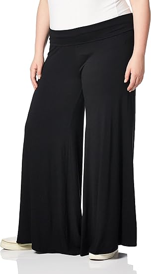 Star Vixen Women's Plus Size Wide-Leg Palazzo Pant