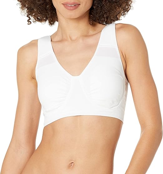 Rhonda Shear Women's Seamless Underwire Bra with Removable Pads