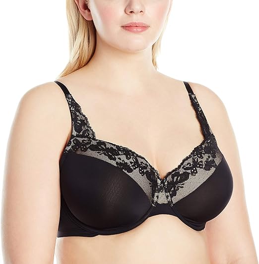 Olga Women's Plus Size Cloud 9 Underwire Contour Lace Bra