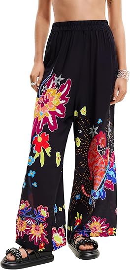 Desigual Women's Woman Woven Swimwear Trousers