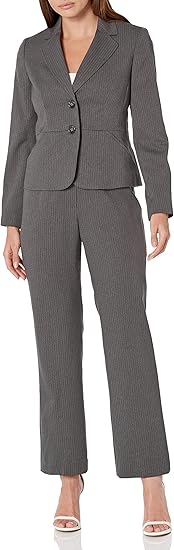 Le Suit Women's Petite Jacket/Pant Suit 50041020-460