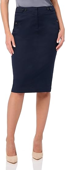 Tommy Hilfiger Women's Fitted Slim Sailor Pencil Skirt