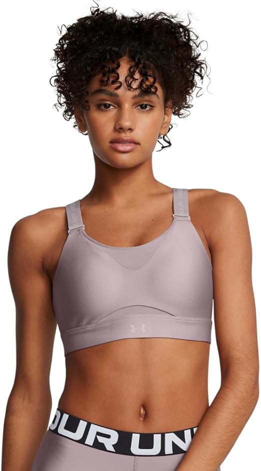 Under Armour Womens Infinity High Impact Sports Bra, (015) Tetra Gray / / Tetra Gray, Medium D-DD