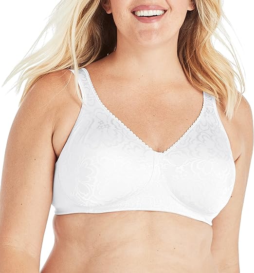 PLAYTEX Women's 18 Hour 4745 Ultimate Lift & Support Wireless Full-Coverage Bra, Single or 2 Pack