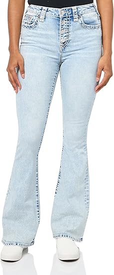 True Religion Women's Charlie Highrise Vintage Flare Jean