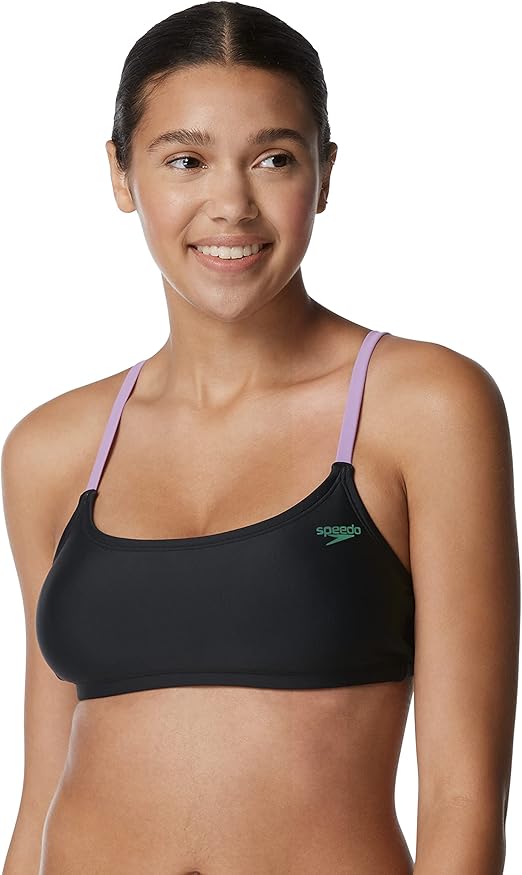 Speedo womens Swimsuit Bikini Top