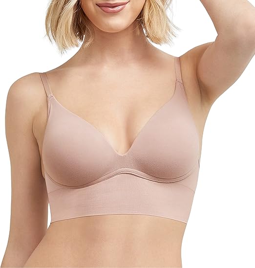 Maidenform Women's M Seamless Lift Bralette, Wireless Long-line Convertible Tank-style Bralette