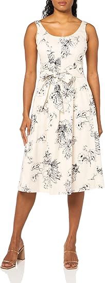 Anne Klein Women's Topstitch Midi W Pleats