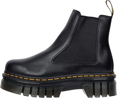 Dr. Martens Women's Audrick Nappa Leather Platform Chelsea Boots Combat