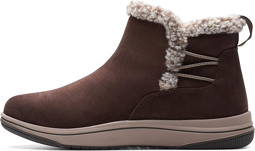 Clarks Women's Breeze Fur Ankle Boot