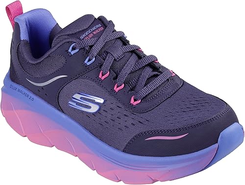 Skechers Women's D'lux Walker 2.0 Neon Sites Sneaker