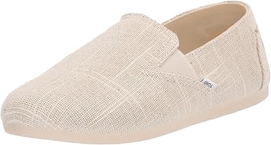 TOMS Women's Redondo Loafer Flat, Natural Metallic, 8