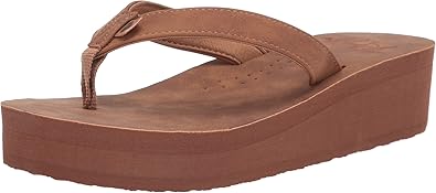 Roxy Women's Melina Platform Sandal, Brown, 9