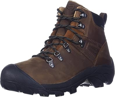 KEEN Women's Pyrenees Mid Height Waterproof Hiking Boots, Syrup, 7