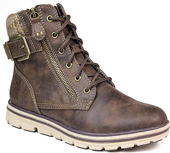 CLIFFS BY WHITE MOUNTAIN Shoes Kelsie Women's Lace-up Hiker Style Bootie