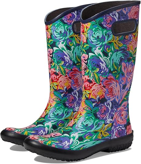 BOGS Women's Rainboot-Rose Garden Rain Shoe