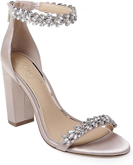 Jewel Badgley Mischka Mayra Ankle Strap Evening Shoe