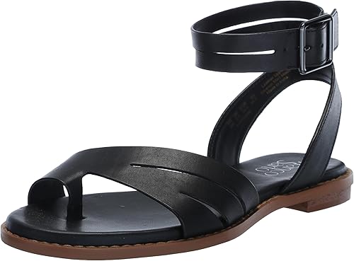 Franco Sarto Women's Greene Ankle Strap Flat Sandals