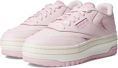 Reebok Women's Club C Extra Sneaker, Ashen Lilac/Chalk/Jasmine Pink, 6