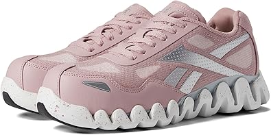 Reebok Women's Rb151 Zig Pulse Work Construction Shoe Pink Safety