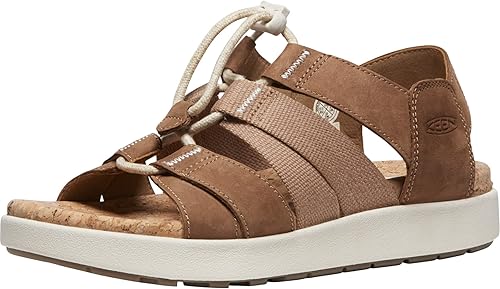 KEEN Women's Elle Mixed Strap Comfortable Casual Platform Sandals