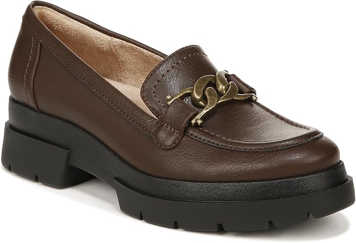 Naturalizer Women Onyx Water Repellant Lug Loafer