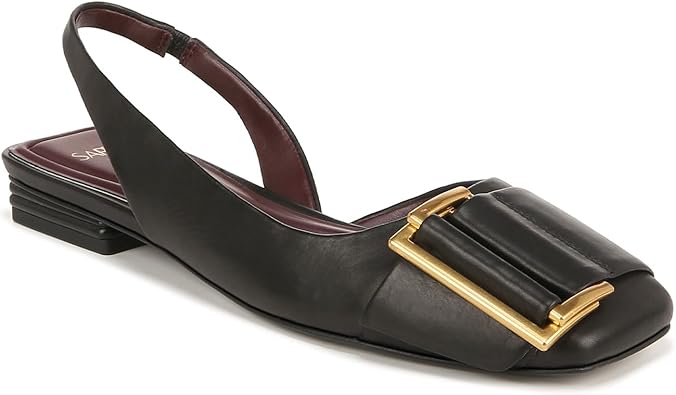 Franco Sarto Women's Tracysling Square Toe Slingback Flat Ballet