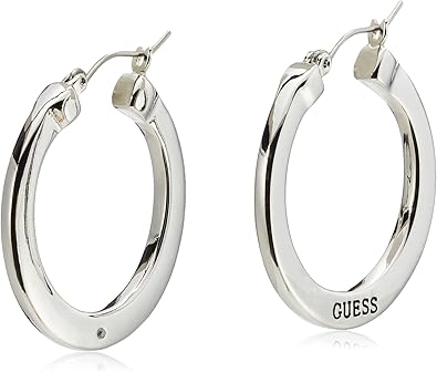 GUESS Basic Logo Hoop Earrings