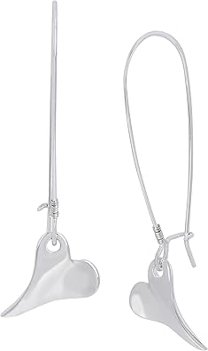 ROBERT LEE MORRIS Heart Dangle Earrings