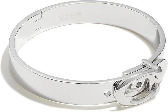 Coach Women's Signature C Buckle Bangle Bracelet