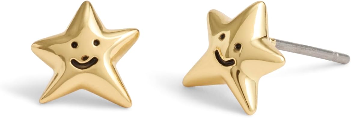 COACH Smiley Star Stud Earrings