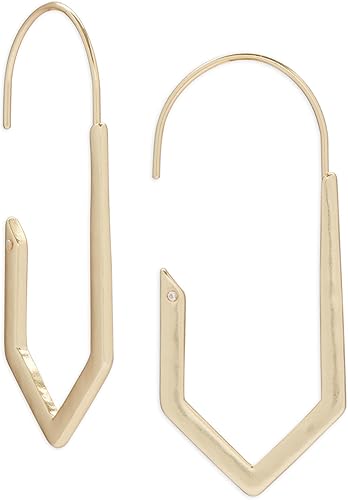 Lucky Brand Women's Diamond Threader Hoop Earrings