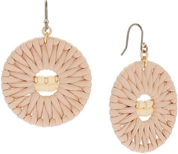 Lucky Brand Women's Raffia Statement Earrings