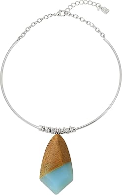 Robert Lee Morris Soho Geometric Pendant Wire Necklace