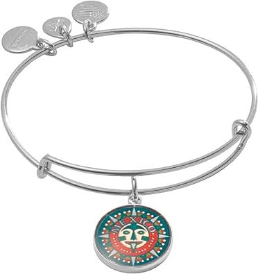 Alex and Ani A18EBMEX01SS,Mexico Expandable Bangle Bracelet,Shiny Silver,Multi, Bracelet