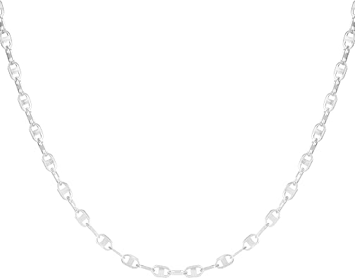 Vince Camuto Silvertone Link Necklace for Women