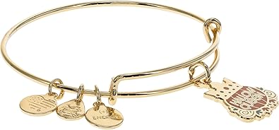 Alex and Ani Seasonal Expandable Bangle for Women, ‘HallowQueen’ Charm, Shiny Gold Finish, 2 to 3.5 in