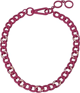 Steve Madden Pave Link Collar Necklace