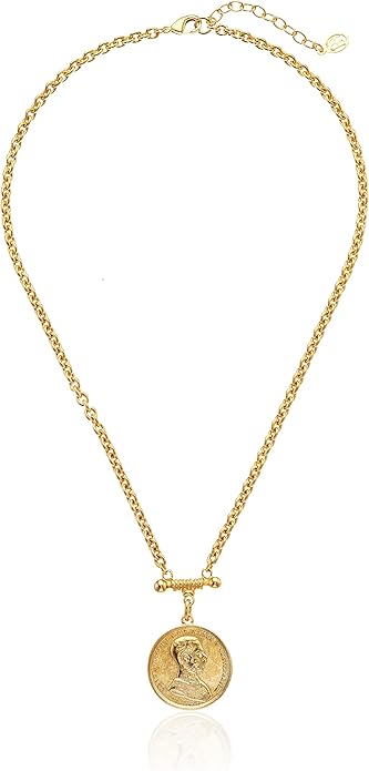 Ben-Amun Long and Sort Gold Plated Necklace, 