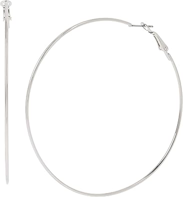 Jessica Simpson Large Wire Hoop Earrings